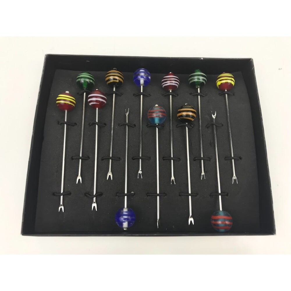 Jupiter Cocktail Picks Set 12 pcs - In Box - Picture 2 of 3